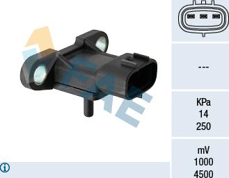 FAE 15153 - Датчик MAP, тиск повітря autocars.com.ua