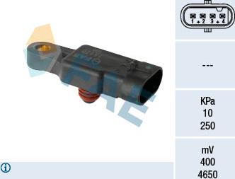 FAE 15170 - Датчик, давление наддува avtokuzovplus.com.ua