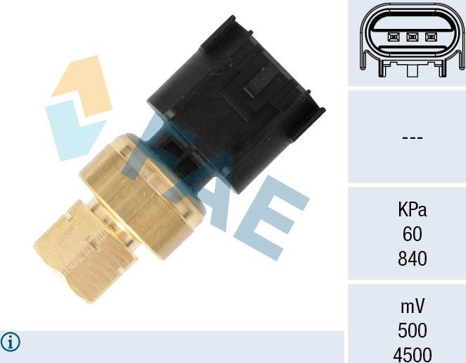 FAE 15617 - Датчик, давление подачи топлива autodnr.net