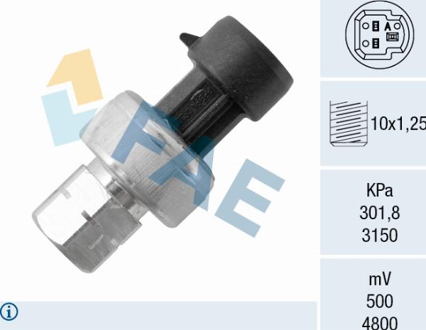 FAE 15800 - Пневматичний вимикач, кондиціонер autocars.com.ua