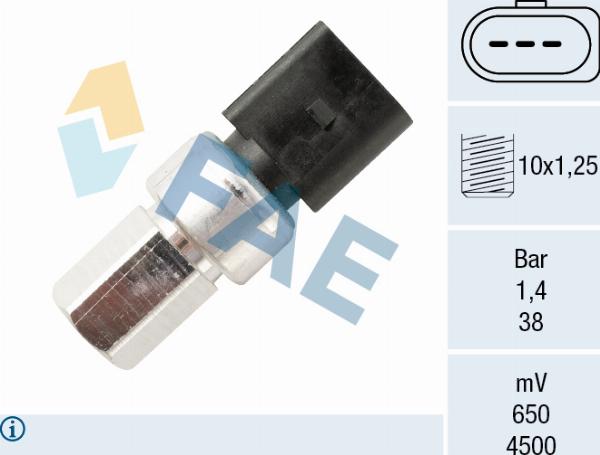 FAE 15805 - Пневматичний вимикач, кондиціонер autocars.com.ua