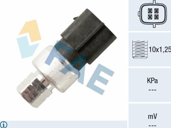 FAE 15812 - Пневматичний вимикач, кондиціонер autocars.com.ua