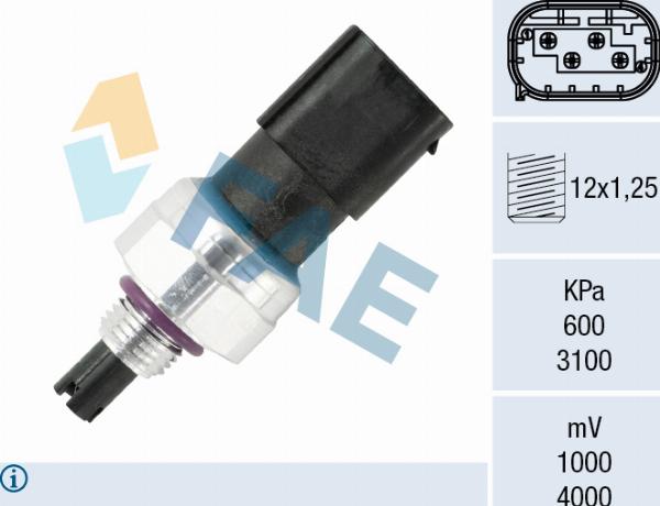 FAE 15819 - Пневматичний вимикач, кондиціонер autocars.com.ua