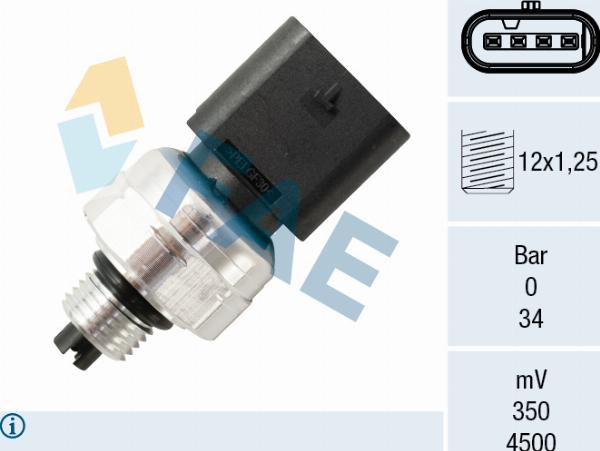 FAE 15824 - Пневматичний вимикач, кондиціонер autocars.com.ua