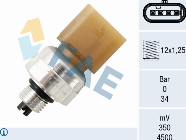 FAE 15825 - Пневматичний вимикач, кондиціонер autocars.com.ua