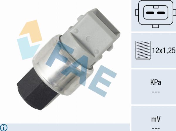 FAE 15828 - Пневматичний вимикач, кондиціонер autocars.com.ua