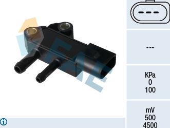 FAE 16120 - Датчик, давление выхлопных газов autodnr.net