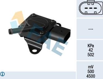 FAE 16145 - Датчик, тиск вихлопних газів autocars.com.ua