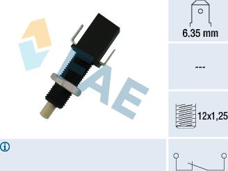 FAE 24100 - Выключатель фонаря сигнала торможения avtokuzovplus.com.ua