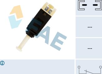FAE 24430 - Выключатель фонаря сигнала торможения autodnr.net