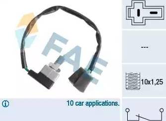 FAE 24546 - Вимикач, привід зчеплення (Tempomat) autocars.com.ua