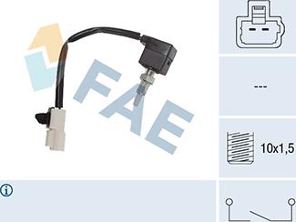 FAE 24551 - Выключатель фонаря сигнала торможения autodnr.net