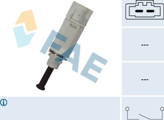 FAE 24771 - Вимикач, привід зчеплення (Tempomat) autocars.com.ua