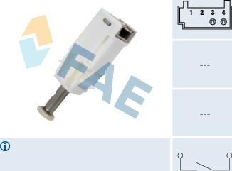 FAE 24791 - Вимикач, привід зчеплення (Tempomat) autocars.com.ua