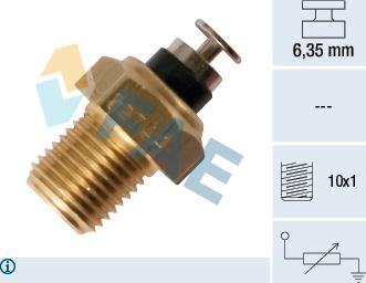 FAE 32744 - Датчик, температура охолоджуючої рідини autocars.com.ua
