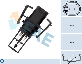 FAE 33504 - Датчик, температура впускаемого воздуха avtokuzovplus.com.ua