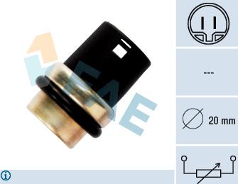 FAE 33610 - Датчик, температура охолоджуючої рідини autocars.com.ua