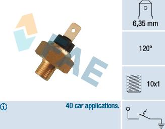 FAE 35520 - Датчик, температура охлаждающей жидкости avtokuzovplus.com.ua