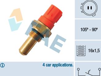 FAE 36420 - Термовимикач, вентилятор радіатора / кондиціонера autocars.com.ua