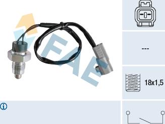 FAE 40848 - Датчик, переключатель, фара заднего хода avtokuzovplus.com.ua