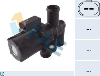 FAE 55012 - Регулирующий клапан охлаждающей жидкости avtokuzovplus.com.ua