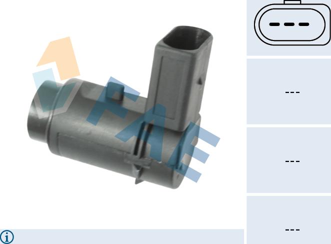 FAE 66091 - Датчик, система помощи при парковке avtokuzovplus.com.ua