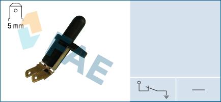 FAE 67210 - Вимикач, контакт двері autocars.com.ua