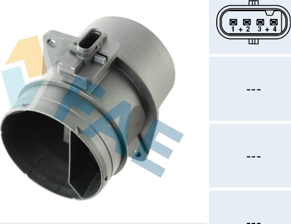 FAE 69008 - Датчик потоку, маси повітря autocars.com.ua