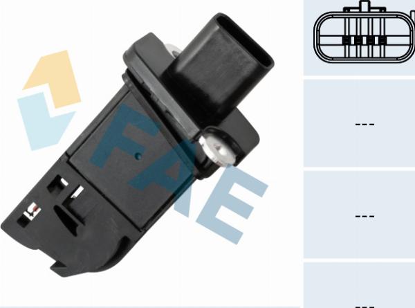 FAE 69016 - Датчик потоку, маси повітря autocars.com.ua