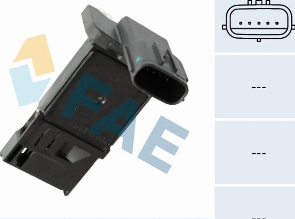 FAE 69037 - Датчик потоку, маси повітря autocars.com.ua