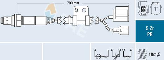 FAE 75088 - Лямбда-зонд autocars.com.ua
