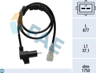 FAE 78371 - Датчик ABS, частота вращения колеса avtokuzovplus.com.ua