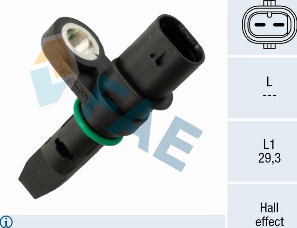 FAE 78684 - Датчик ABS, частота обертання колеса autocars.com.ua