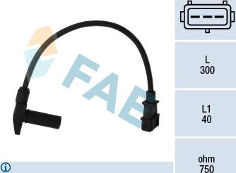 FAE 79096 - Датчик імпульсів, колінчастий вал autocars.com.ua