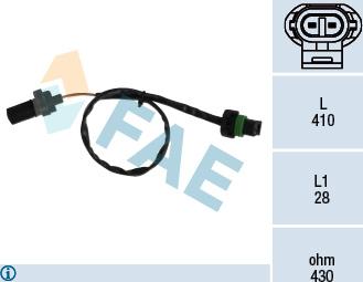 FAE 79212 - Датчик частоти обертання, автоматична коробка передач autocars.com.ua
