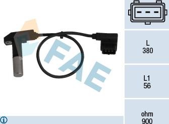 FAE 79245 - Датчик імпульсів, колінчастий вал autocars.com.ua