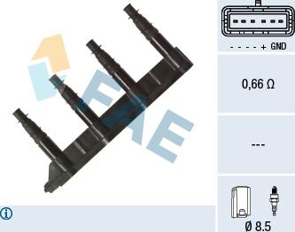 FAE 80236 - Котушка запалювання autocars.com.ua