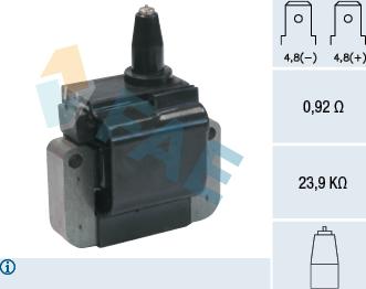 FAE 80250 - Катушка зажигания avtokuzovplus.com.ua