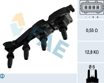 FAE 80310 - Катушка зажигания avtokuzovplus.com.ua