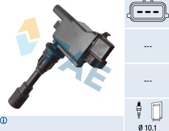 FAE 80467 - Котушка запалювання autocars.com.ua
