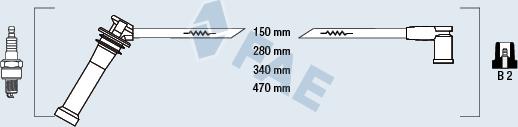 FAE 83263 - Комплект проводів запалювання autocars.com.ua