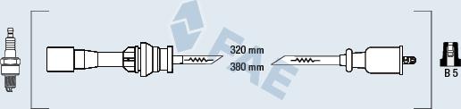 FAE 83264 - Комплект проводів запалювання autocars.com.ua