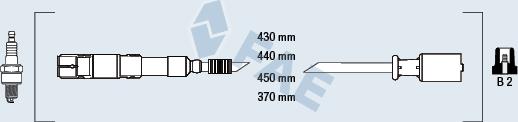 FAE 83991 - Комплект проводів запалювання autocars.com.ua