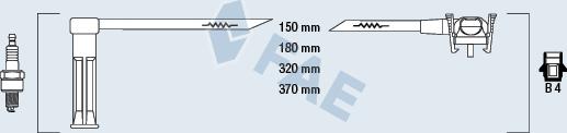 FAE 85111 - Комплект проводів запалювання autocars.com.ua