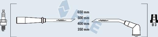 FAE 85147 - Комплект проводів запалювання autocars.com.ua