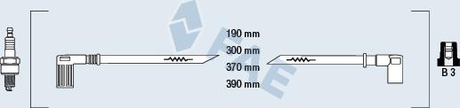 FAE 85250 - Комплект проводів запалювання autocars.com.ua