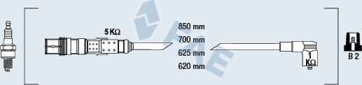 FAE 85681 - Комплект проводов зажигания autodnr.net