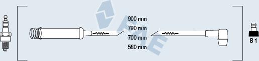 FAE 85960 - Комплект проводів запалювання autocars.com.ua