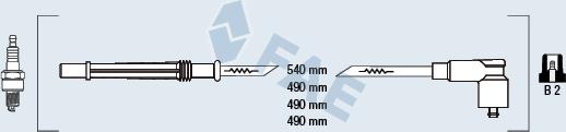 FAE 85988 - Комплект проводів запалювання autocars.com.ua