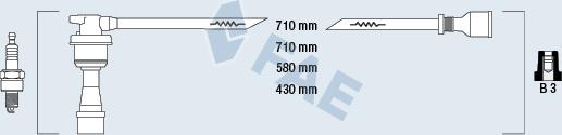 FAE 85999 - Комплект проводів запалювання autocars.com.ua